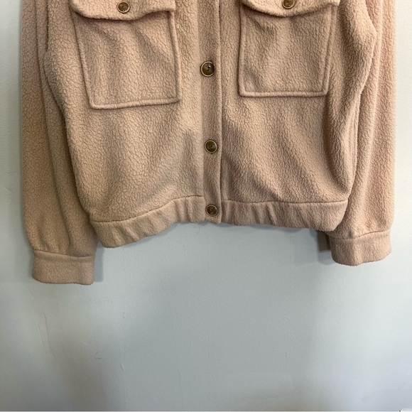 By Anthropologie Daily Practice Fleece Bomber Jacket - Picture 7 of 16